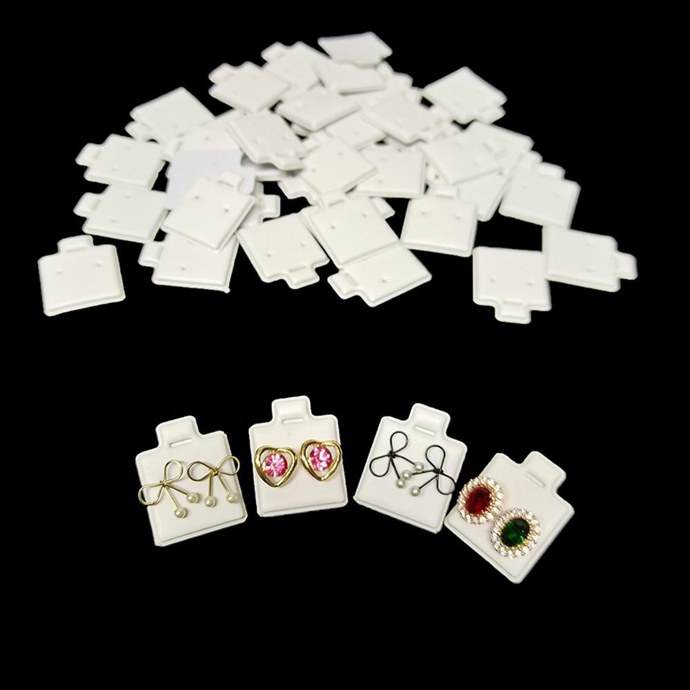 100pcs/bag Ear Studs Holder Wh - Jewelry Making Organizer 评论和价格