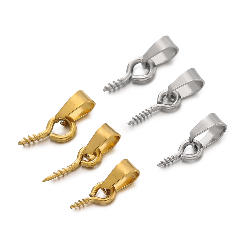 20pcs Stainless Steel Screw Ey - Jewelry Making Rivets 评论和价格