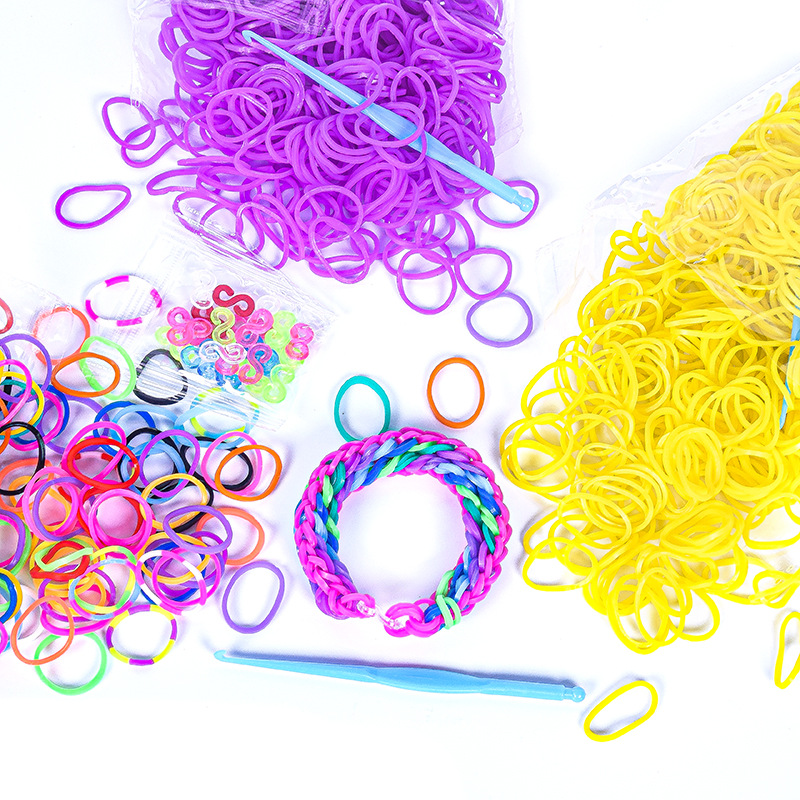 600 pieces Colorful Rubber Ban - Jewelry Making Workshops 评论和价格