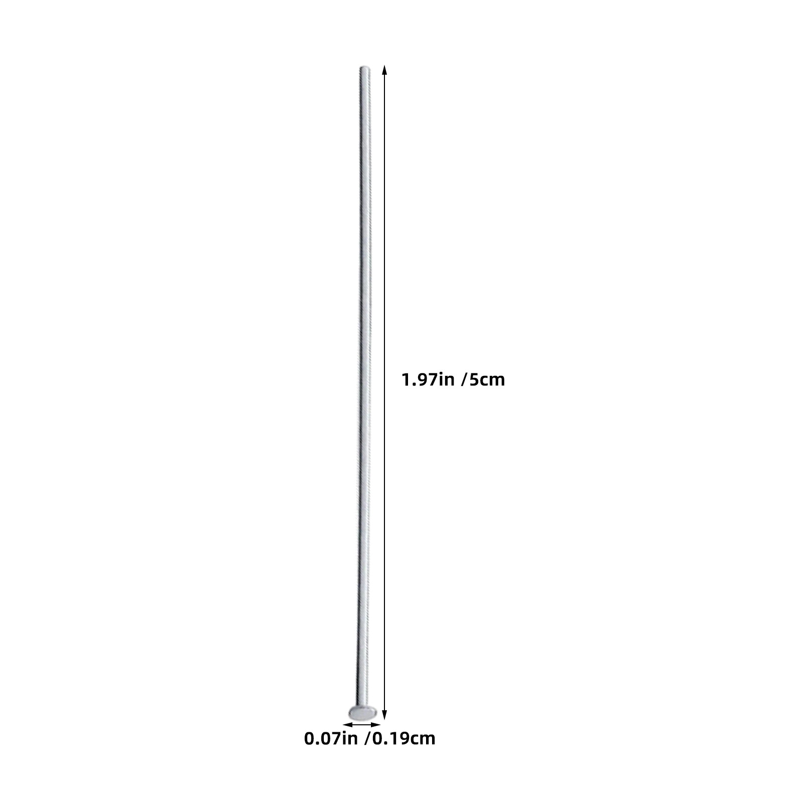 300Pcs Stainless Steel Flat He - Jewelry Making Head Pins 评论和价格
