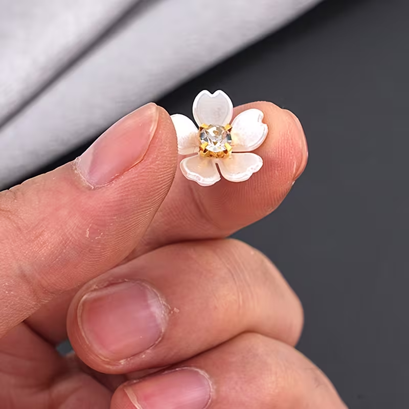 50 elegant white and golden pl - Jewelry Making Adults 评论和价格