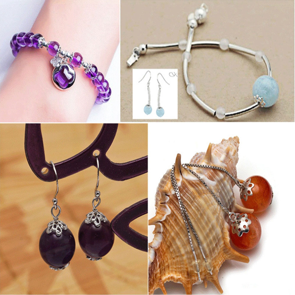 100Pcs Flower Bead Caps for Br - Jewelry Making In Bali 评论和价格