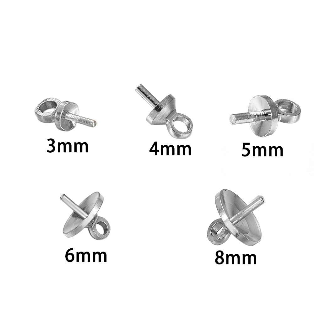 50-100pcs/lot Brass Half hole  - Jewelry Making Rivets 评论和价格