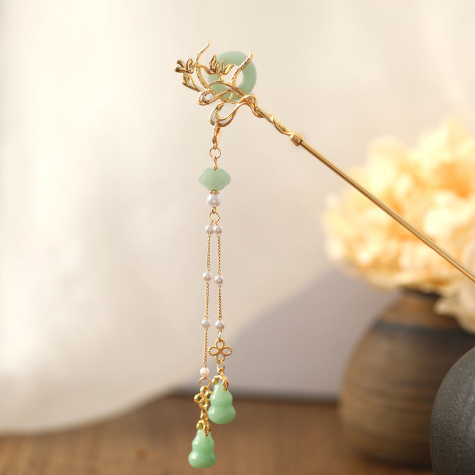 Chinese Style Glass Hairpin Fo - Jewelry Making Adults 评论和价格