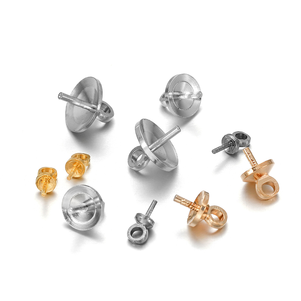 50-100Pcs/Lot Metal Charms Scr - Jewelry Making Rivets 评论和价格