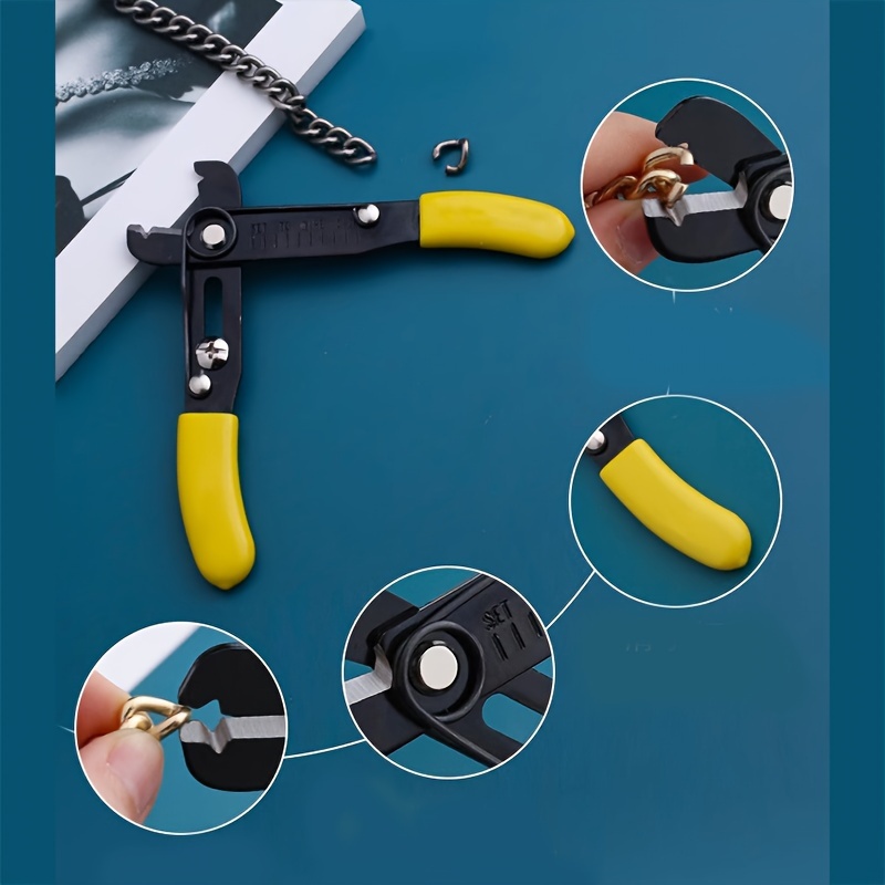 Jewelry Chain Clamp Pliers - R - Jewelry Making Rivets 评论和价格