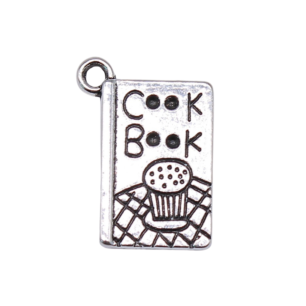 WYSIWYG 10pcs 17x11mm Cook Boo - Jewelry Making Guide Book 评论和价格