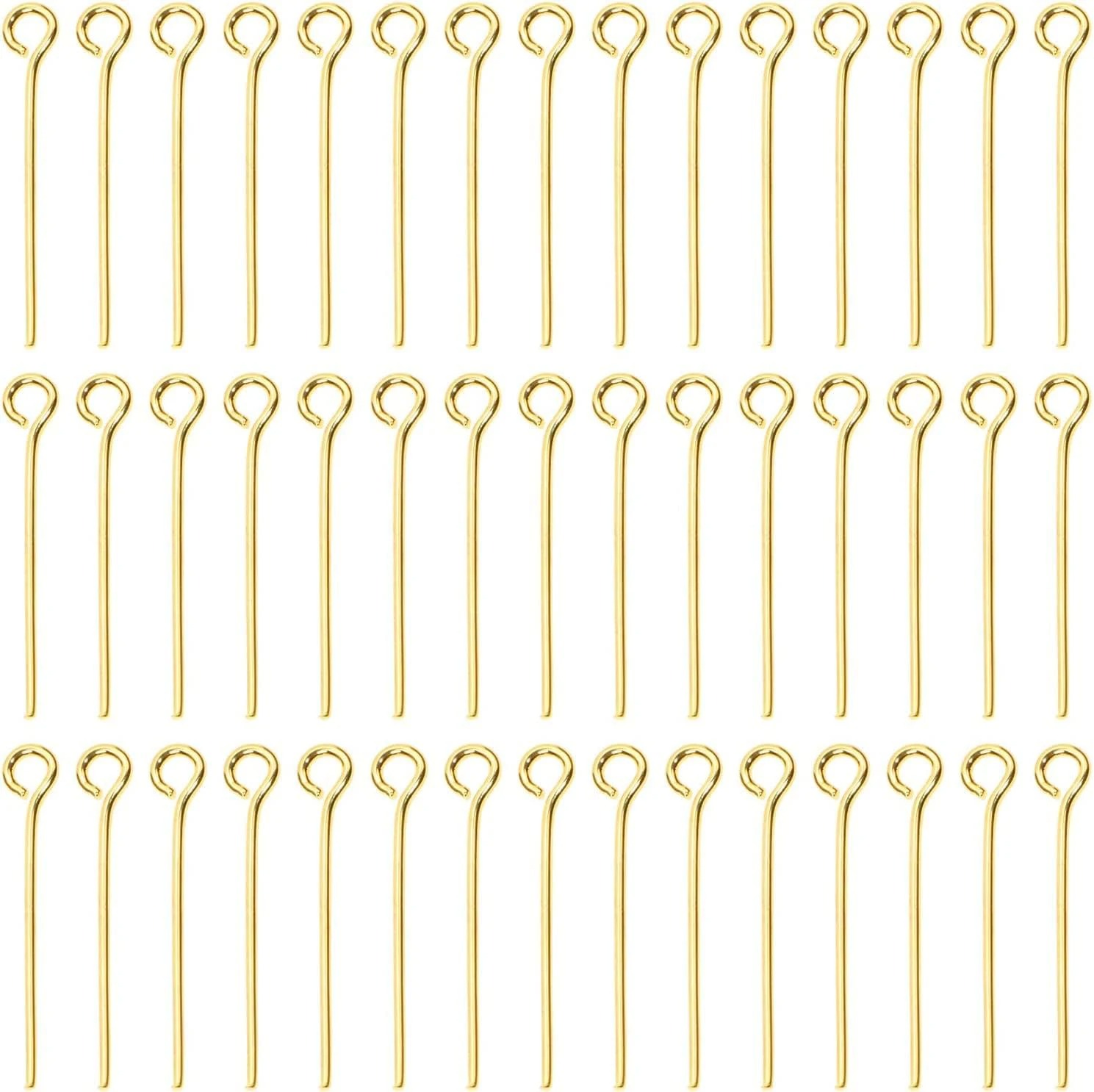200PCS 16 20 30mm Mini Metal W - Jewelry Making Head Pins 评论和价格