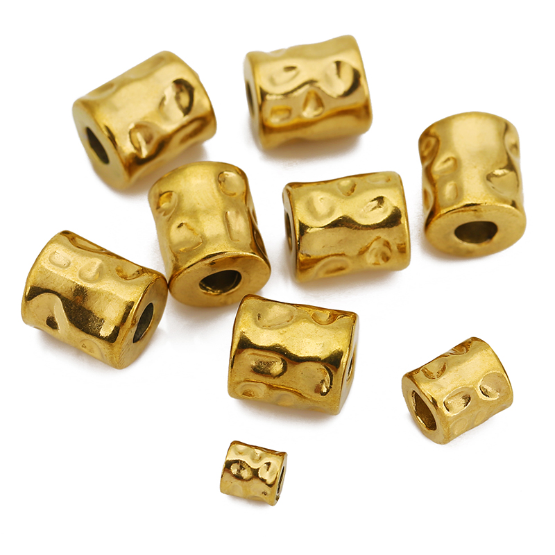 10Pcs Stainless Steel Cylinder - Seed Bead Tube 评论和价格