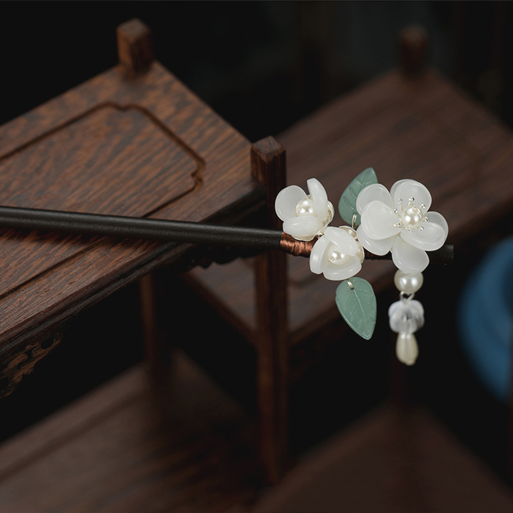 Retro Flower Hairpin With Pear - Jewelry Making Adults 评论和价格